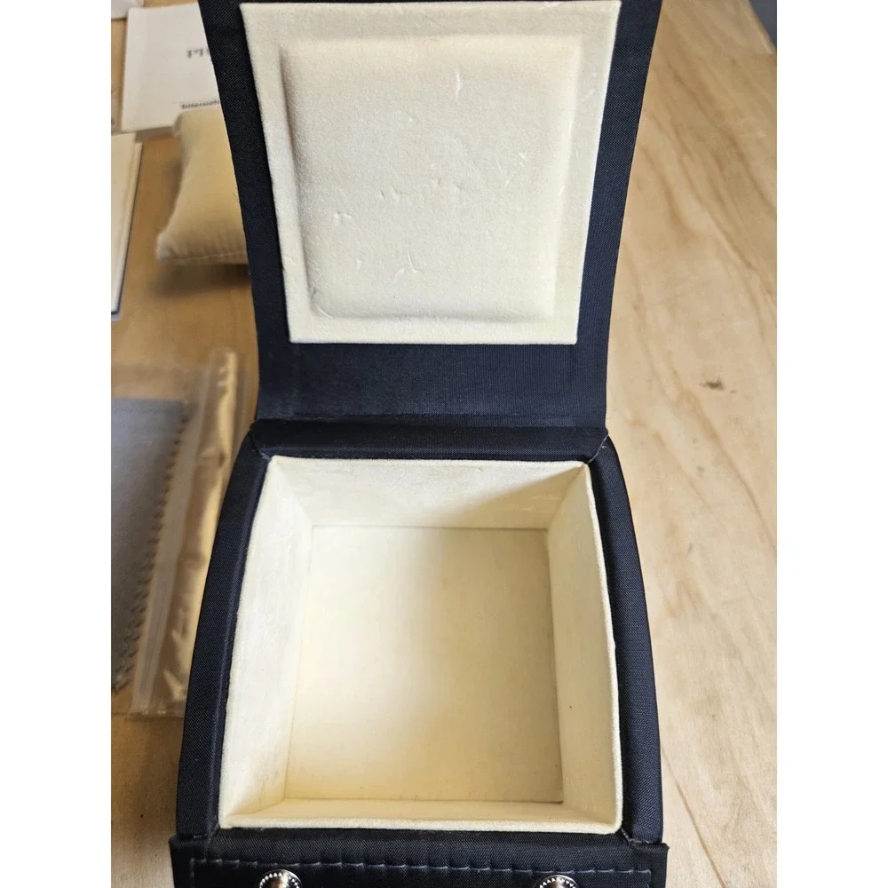 Philip Stein Teslar Watch Jewelry Presentation Box Case Manuals Pillow Empty